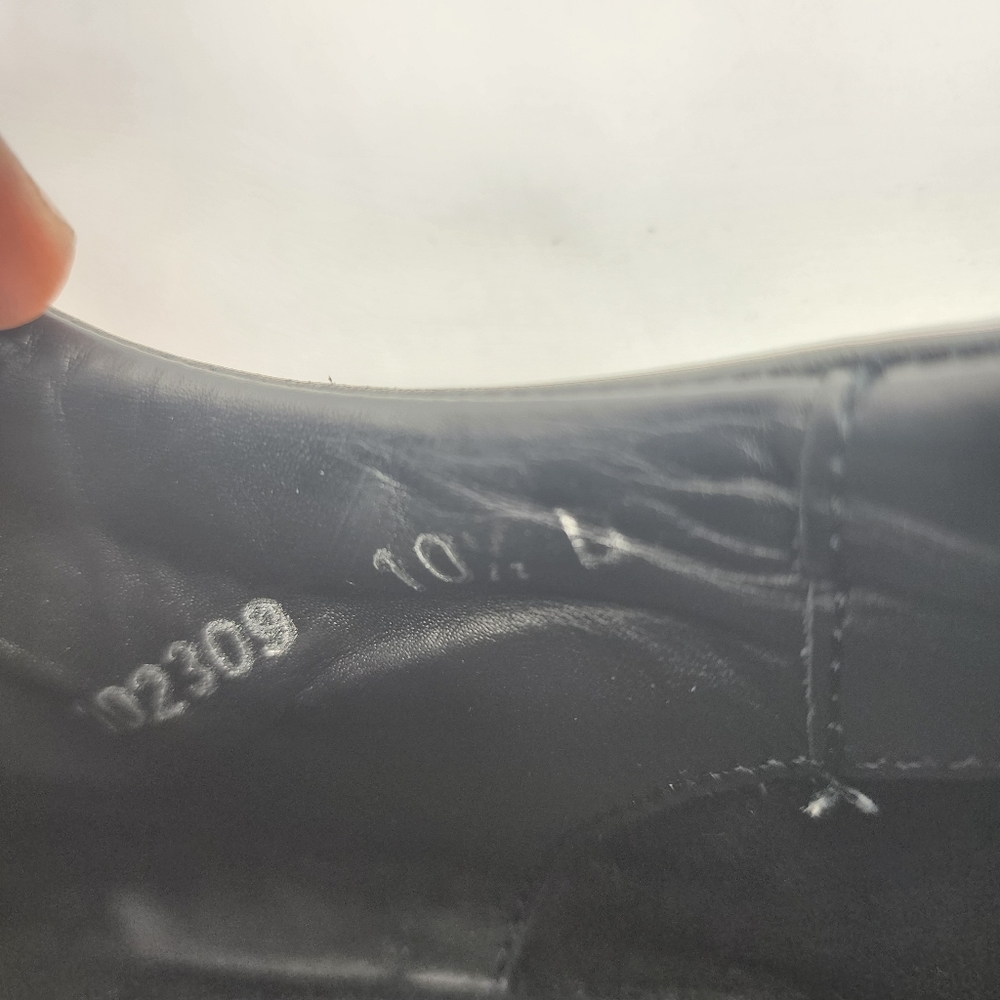 GUCCI Men's Leather and Canvas Black Sneakers Gucci Size 10.5 US 11 - Picture 8 of 9